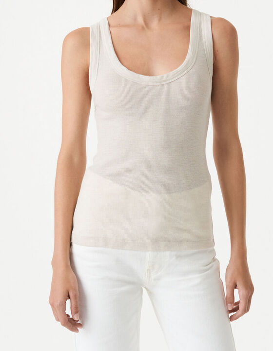 JOSEFA RIBBED TANK TOP